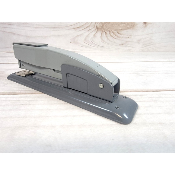 Vintage Swingline 415 Office Stapler Tacker Gray Made in USA - Picture 4 of 13